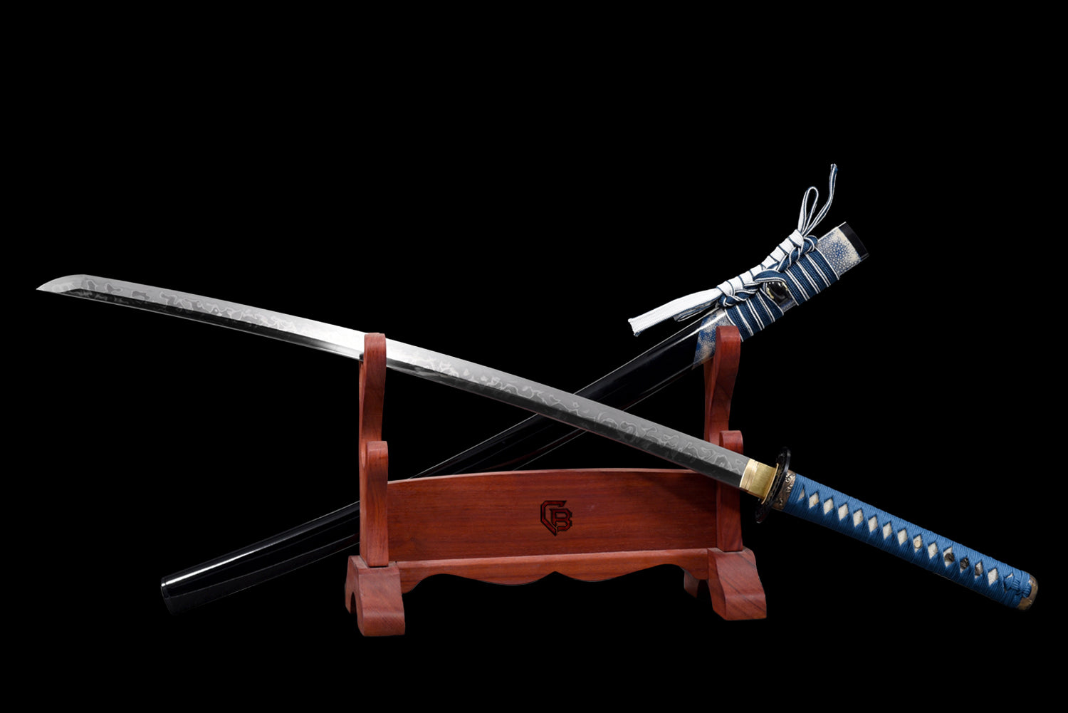 Blue Sky Katana – T10 steel with Hitatsura Hamon