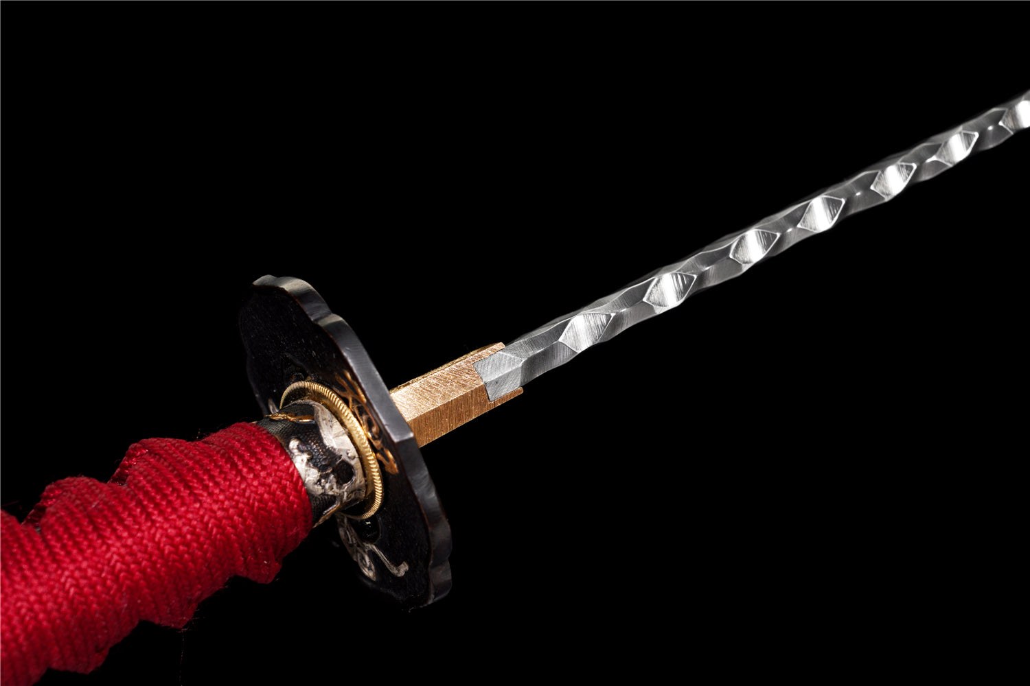 Code Red Katana - Handgjort Samurajsvärd i T10-stål - Sten Mönster