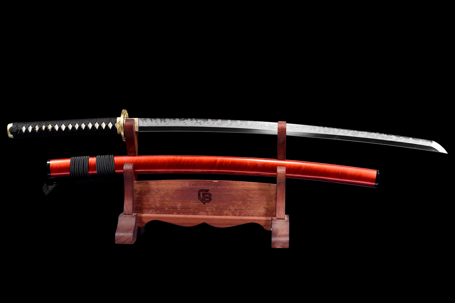 Dragon's Blood Katana – T10 steel Clay-tempered with Hamon