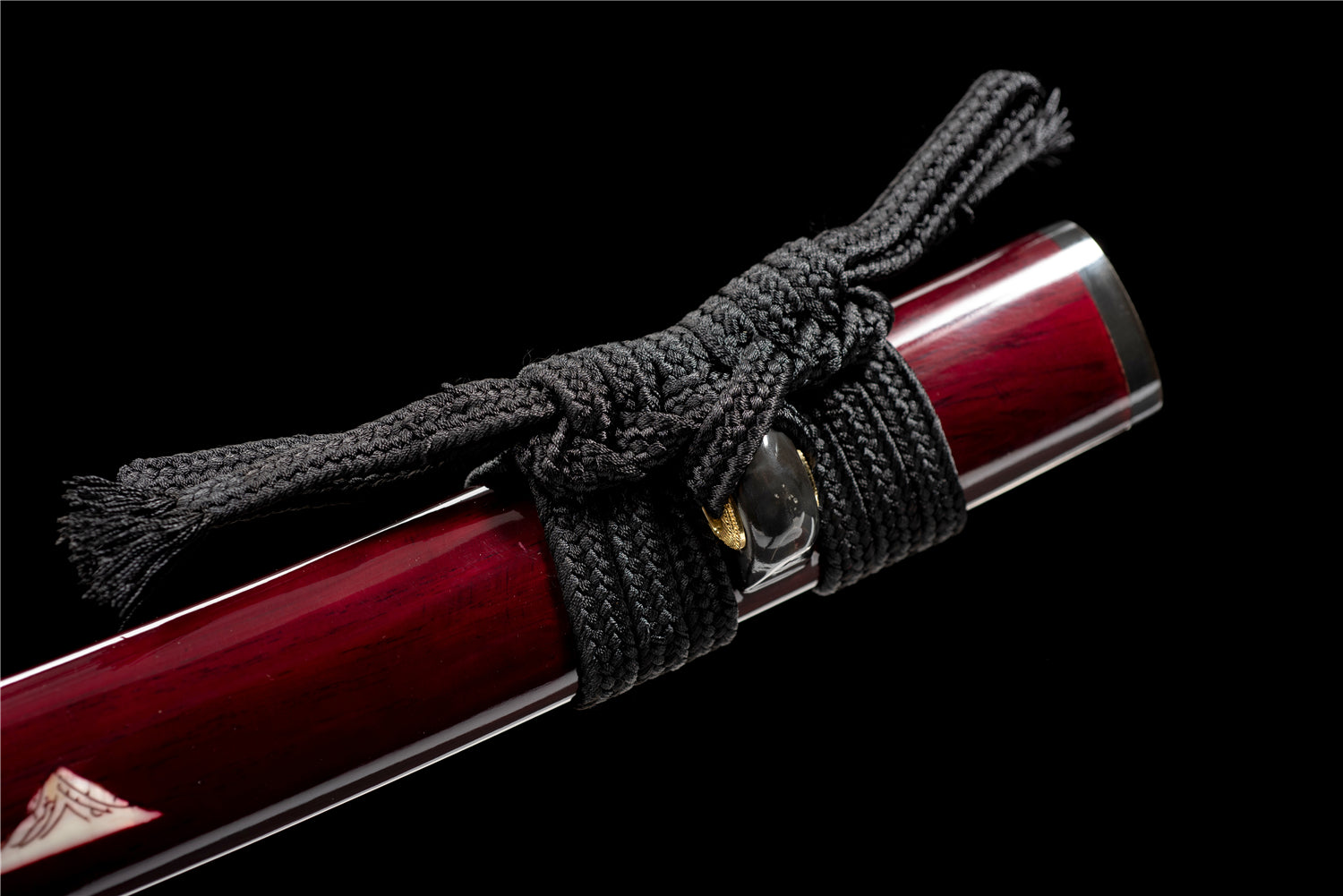 Hell Fire Wakizashi – Handgjord Sanmai med Hamon