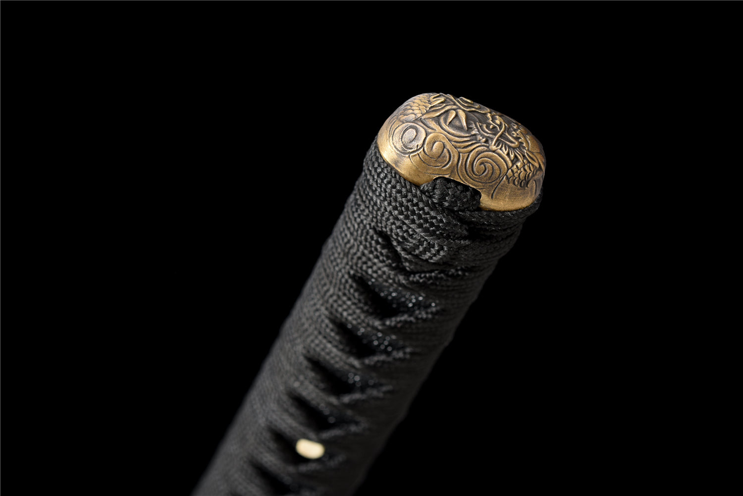 Hidden Gem Katana – Blue blade T10 steel with stone pattern