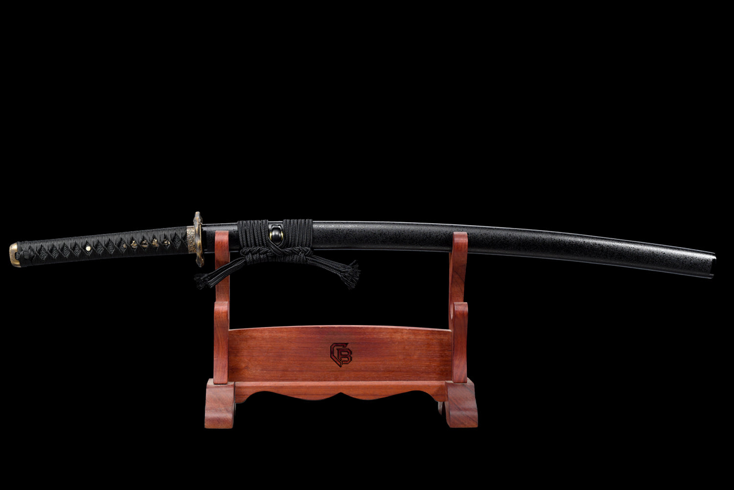 Hidden Gem Katana – Blue blade T10 steel with stone pattern