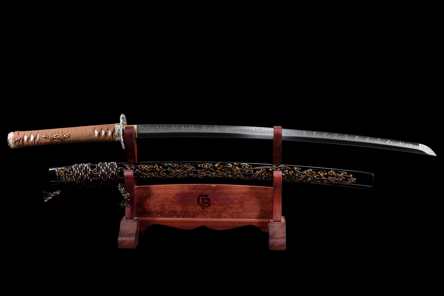 OCTO-8 Katana - Handmade Samurai Sword in T10 Steel with X Hamon