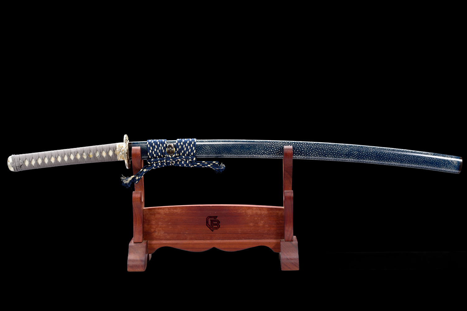 Sea Stinger Katana – T10 Lerhärdad med Horn & Suede