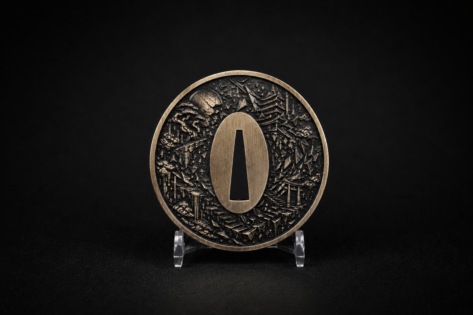 Shattered Temple Tsuba