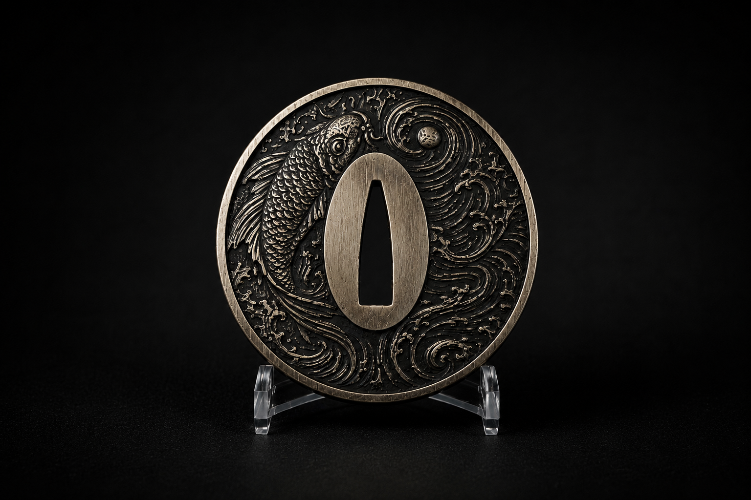 Silent Current Tsuba