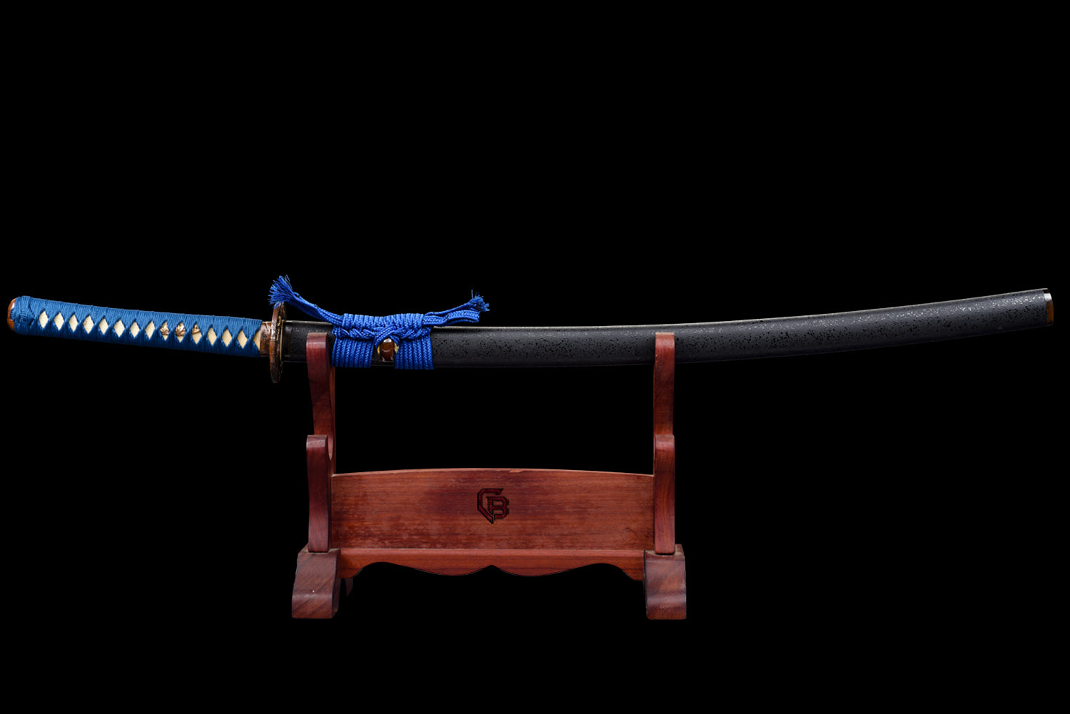 Tora no Kage Katana – T10 Steel with Hamon and Horn Inlay